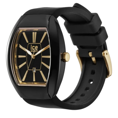 Montre Élégante ICE Dome Black Gold Noir Doré