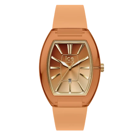 Montre Élégante ICE Dome Peach Cherry Sunset Orange