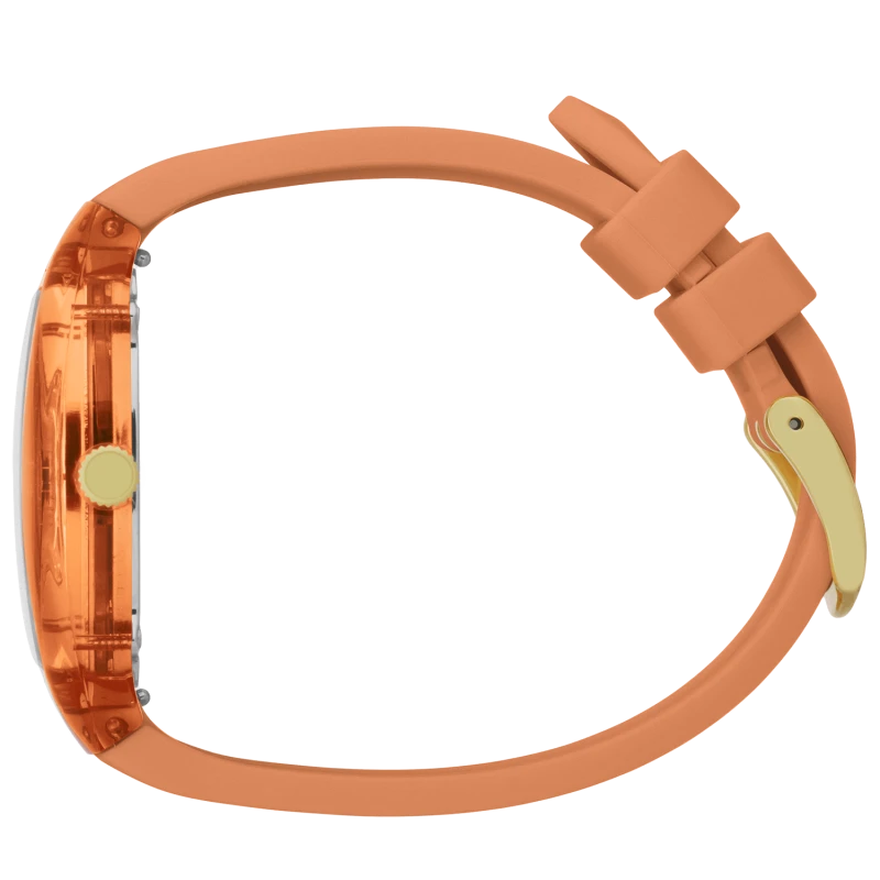 Montre Élégante ICE Dome Peach Cherry Sunset Orange