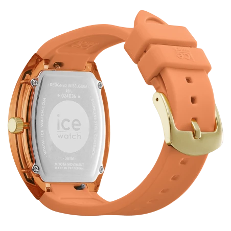 Montre Élégante ICE Dome Peach Cherry Sunset Orange