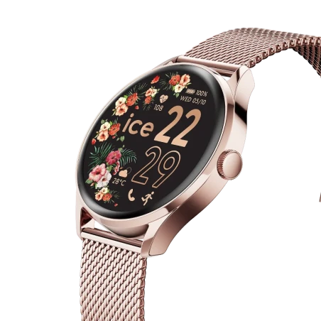 Montre Connectée ICE Smart 2.0 Rose-Gold Milanese