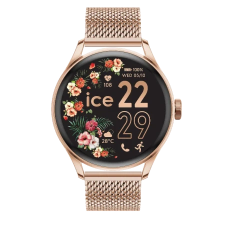 Montre Connectée ICE Smart 2.0 Rose-Gold Milanese