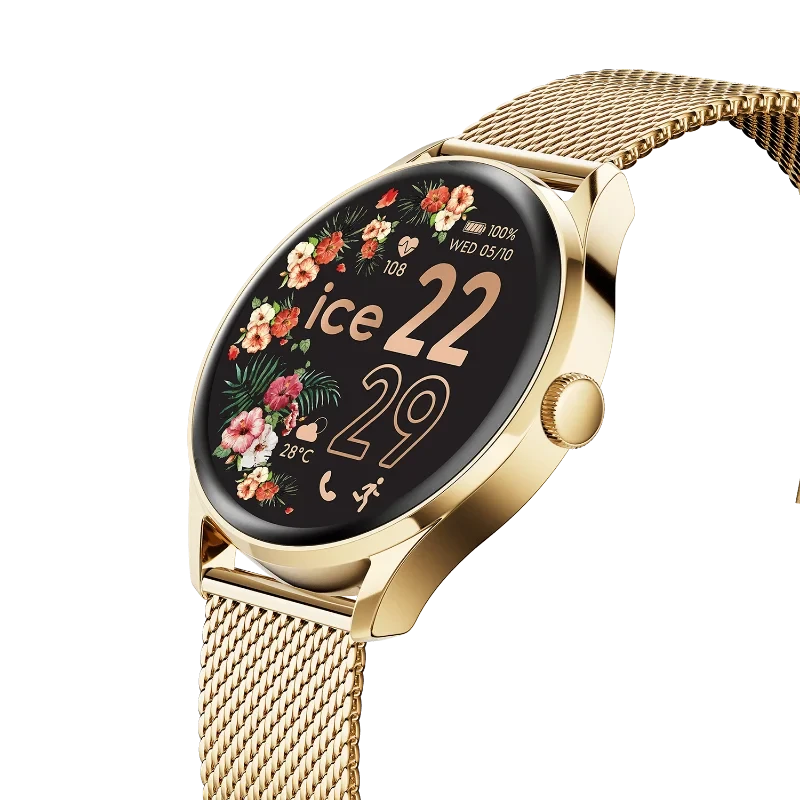Ice-Watch - ICE smart 2.0 ronde 1.20 - Gold Milanese