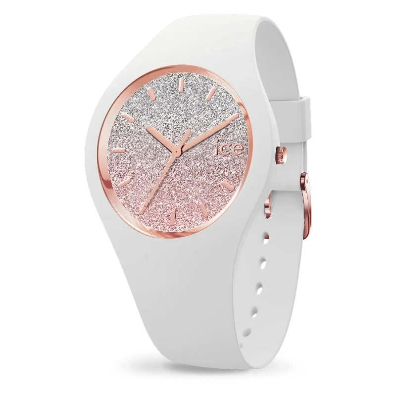 Montre Féminine ICE Lo White Pink Dégradé