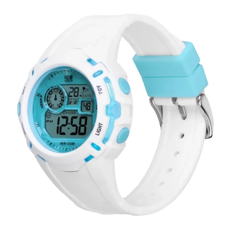 Montre Fun ICE Digit Explorer White Blue Digitale