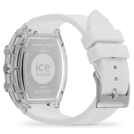 ICE boliday clear - White – Montre Élégante à Boîtier Transparent