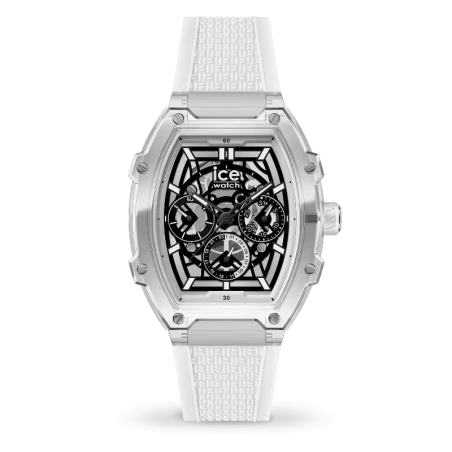 ICE boliday clear - White – Montre Élégante à Boîtier Transparent