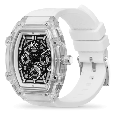 ICE boliday clear - White – Montre Élégante à Boîtier Transparent