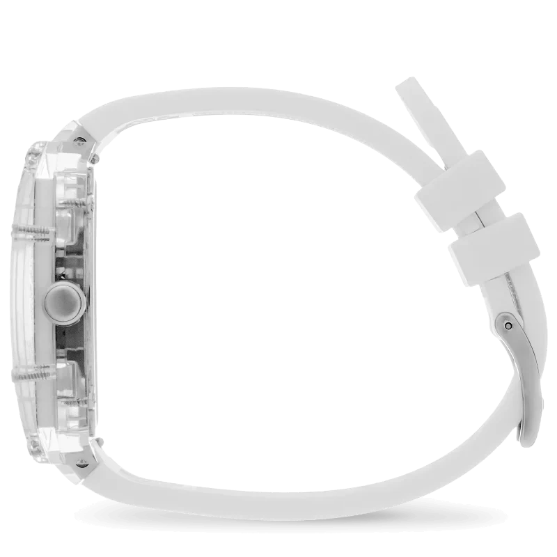 ICE boliday clear - White – Montre Élégante à Boîtier Transparent