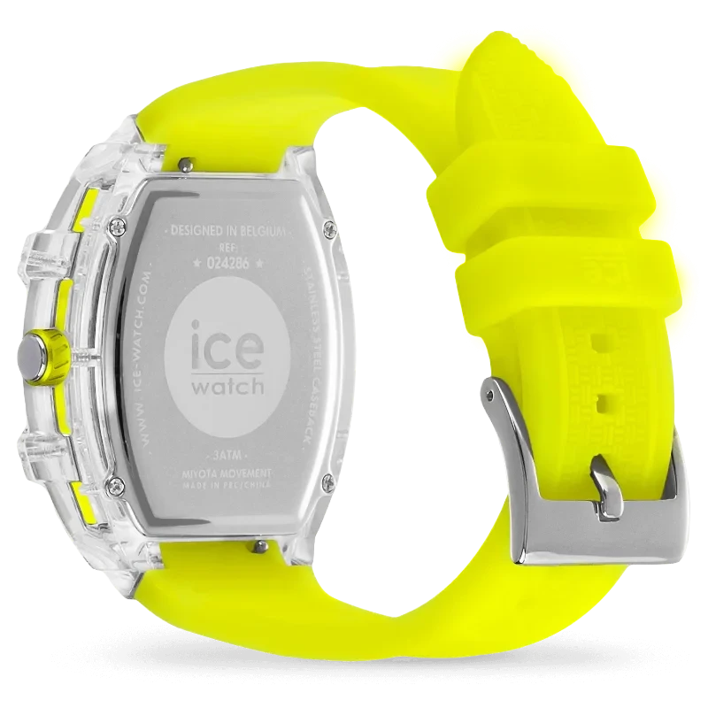 ICE boliday clear - Yellow – Montre Élégante à Boîtier Transparent