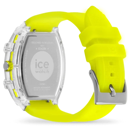 ICE boliday clear - Yellow – Montre Élégante à Boîtier Transparent