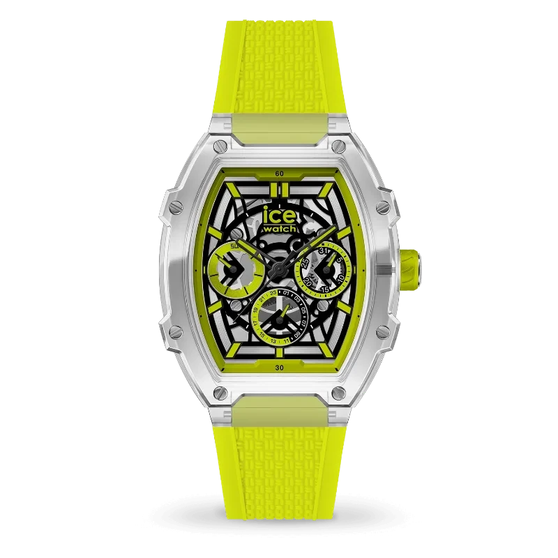ICE boliday clear - Yellow – Montre Élégante à Boîtier Transparent