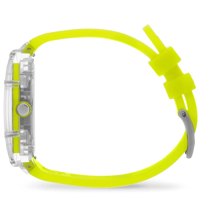 ICE boliday clear - Yellow – Montre Élégante à Boîtier Transparent