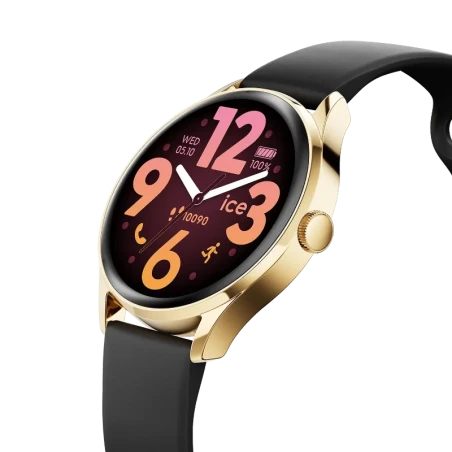 ICE smart 3.0 ronde 1.20 - Gold Black 025106 – Montre Connectée Élégante