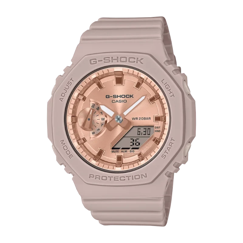 Casio G-Shock GMA-S2100MD-4AER : Montre Or Rose Minimaliste