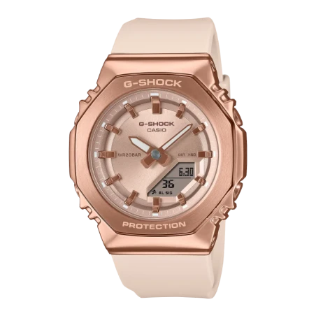 Casio G-Shock GM-S2110PG-4AER : Montre Rose Doré Écologique