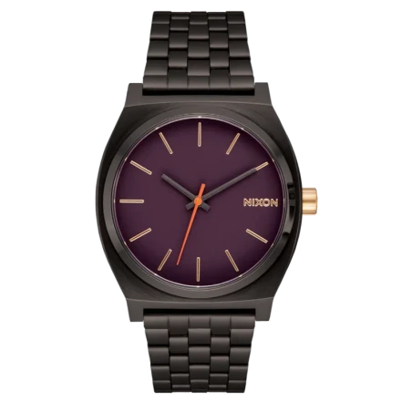Montre Nixon - Time Teller - Gunmetal / Blackberry / Gold