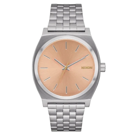 Montre Nixon - Time Teller - Silver / Coral