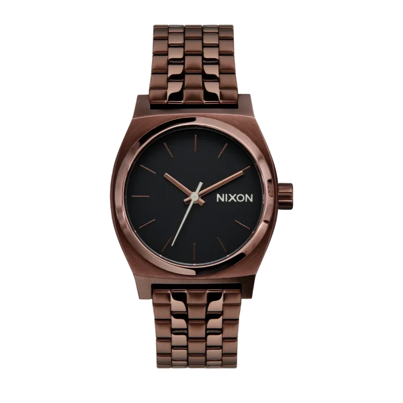 Montre Nixon - Medium Time Teller -  Chocolate / Black Coffee