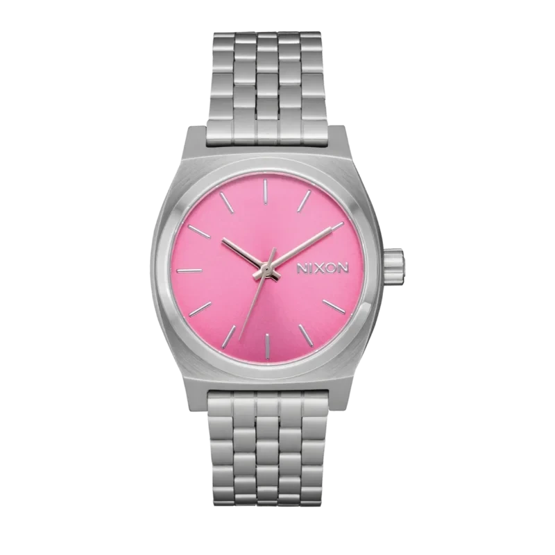 Montre Nixon - Medium Time Teller - Silver / Pink