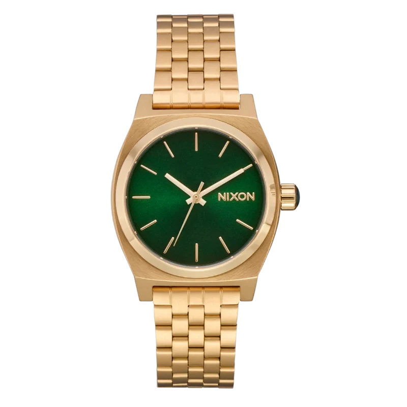 Montre Nixon - Medium Time Teller -  Doré / soleil vert