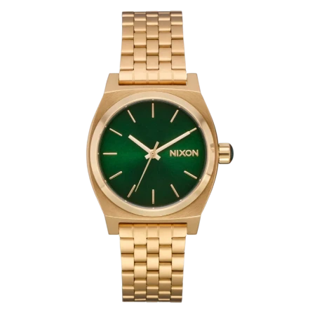 Montre Nixon - Medium Time Teller -  Doré / soleil vert