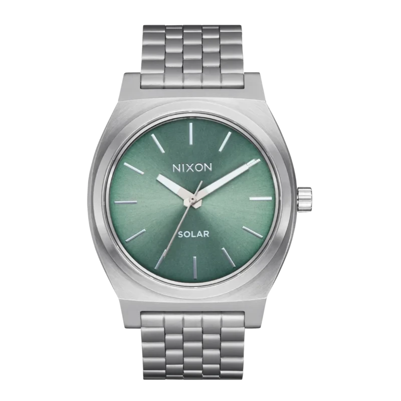 Montre Nixon - Time Teller Solar - Silver / Jade Sunray