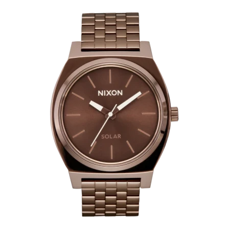 Montre Nixon - Time Teller Solar - Chocolate / Cappuccino