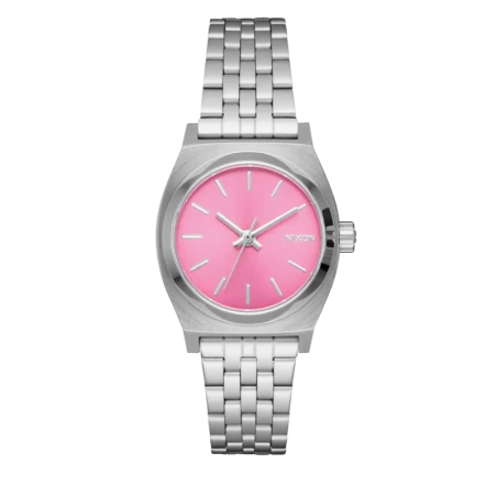 Montre Nixon - Small Time Teller - Silver / Pink