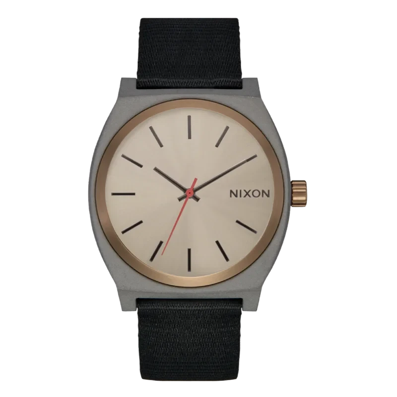 Montre Nixon - Time Teller Nylon - Dark Gray / Pumice / Black