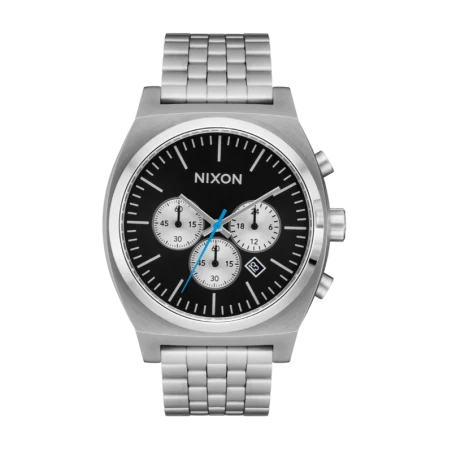 Montre Nixon - Time Teller Chrono - Chrome / Black / Chrome Sunray
