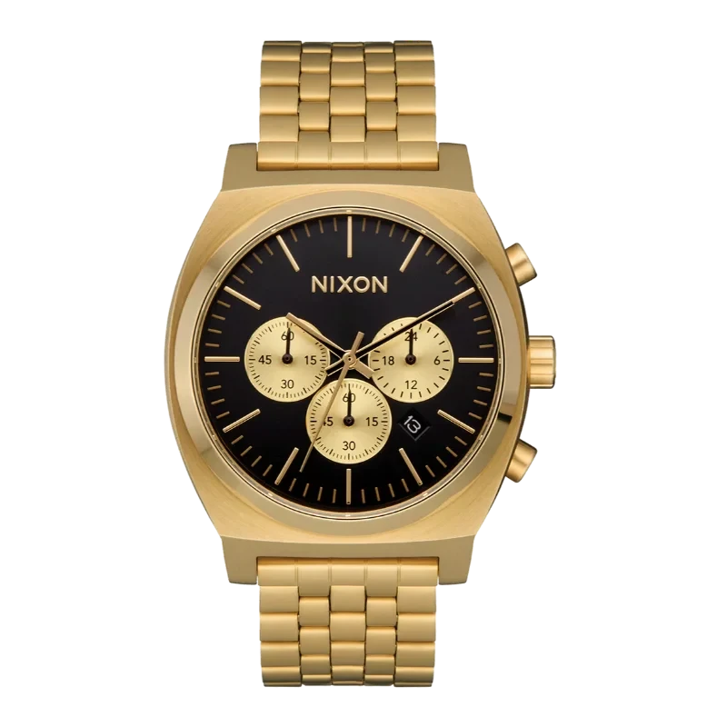 Montre Nixon - Time Teller Chrono - Gold / Black / Gold