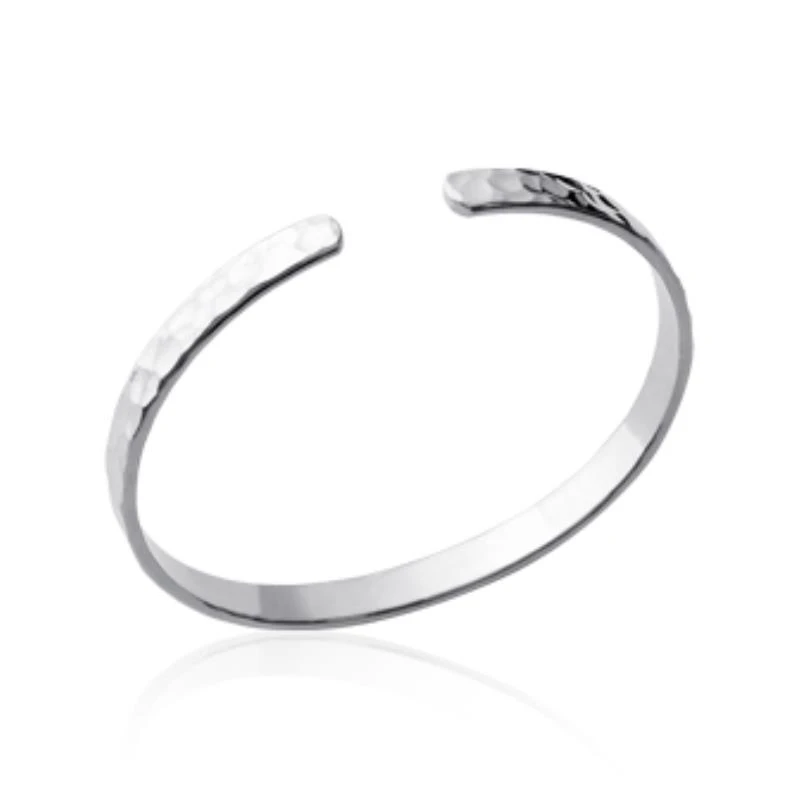 Jonc Argent 925 Rhodié 56 mm