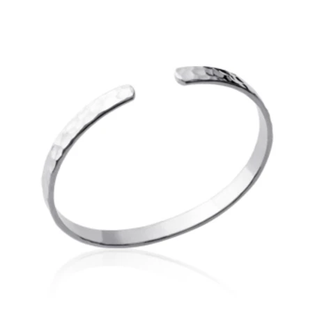 Jonc Argent 925 Rhodié 56 mm