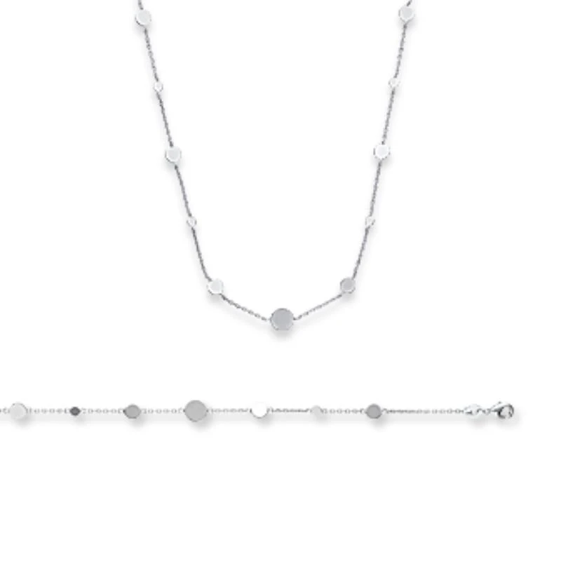 Collier Argent 925 Rhodié 45 cm