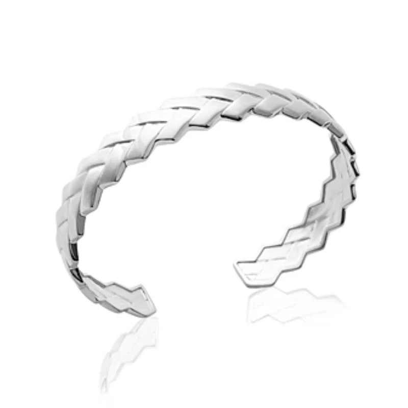 Jonc Argent 925 Rhodié 58 mm