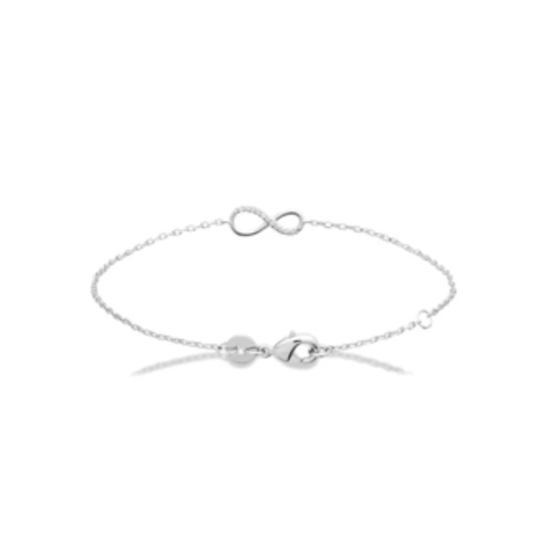 Bracelet Argent 925 Rhodié oz 18cm