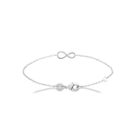 Bracelet Argent 925 Rhodié oz 18cm