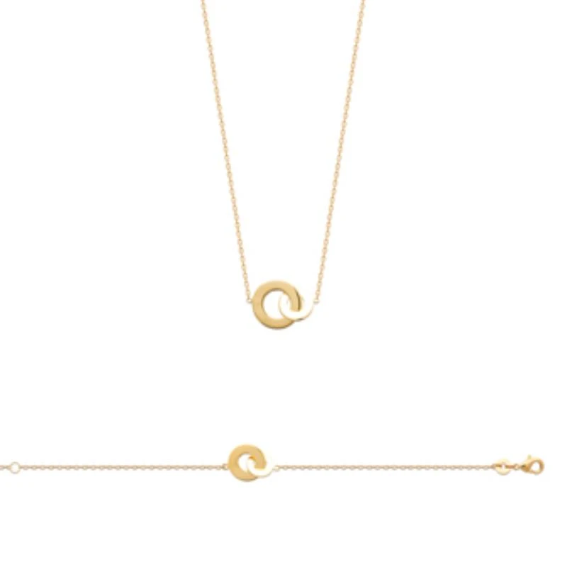 Collier Plaqué Or 750 3Mic 18cm