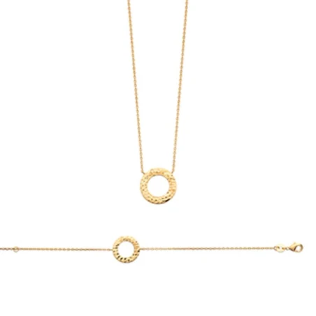 Collier Plaqué Or 750 3Mic 45cm