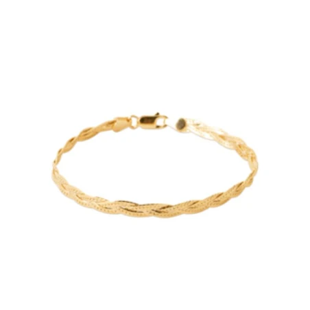 Bracelet Plaqué Or 750 3Mic 18cm