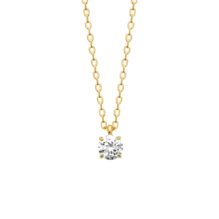 Collier Plaqué Or 750 Oz 45cm