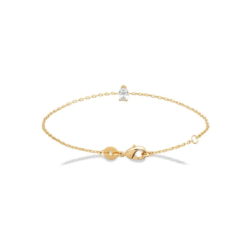 Bracelet Plaqué Or 750 3Mic Oz 18cm