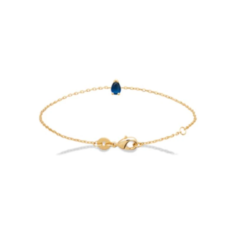 Bracelet Plaqué Or 750 3Mic Oz 18cm