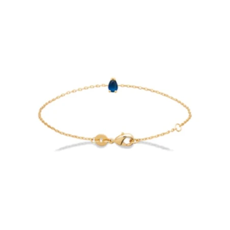 Bracelet Plaqué Or 750 3Mic Oz 18cm