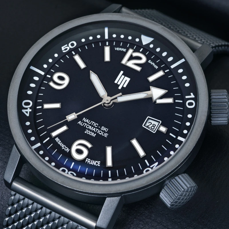 Montre LIP Grande Nautic Ski Automatic | 671859 | montre plongeuse - Club de la Montre