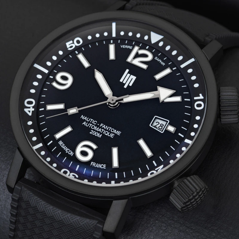 Montre LIP Nautic Fantome Automatic | 671860 | montre plongeuse - Club de la Montre