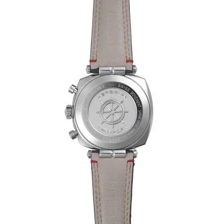 Michel Herbelin Newport Héritage 35664AP25 Chronographe Acier Textile Bleu