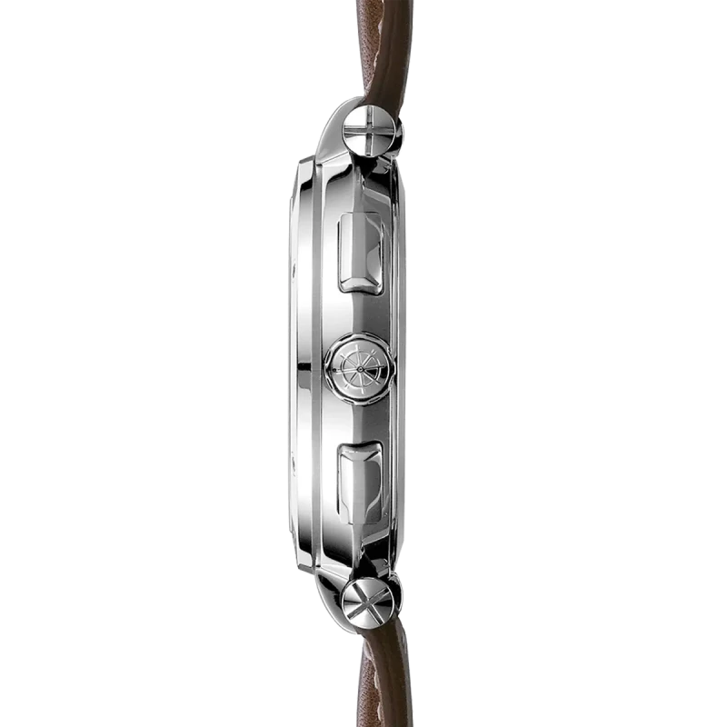 Michel Herbelin Newport Chrono 37688A42GD Quartz Acier Cuir Camel