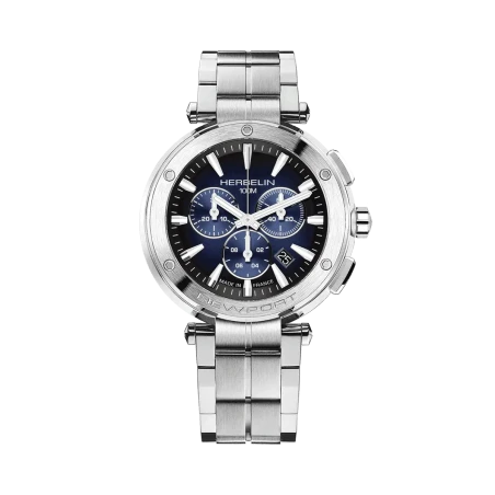 Michel Herbelin Newport Chrono 37688B35 Quartz Acier Bleu Dégradé